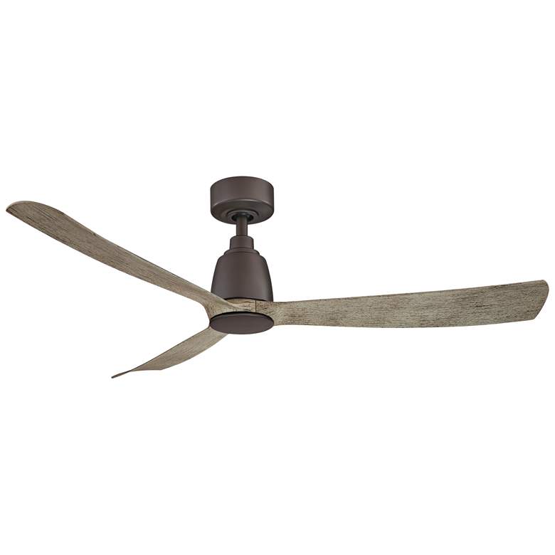 Image 2 52 inch Fanimation Kute Matte Greige Damp Rated Smart Ceiling Fan