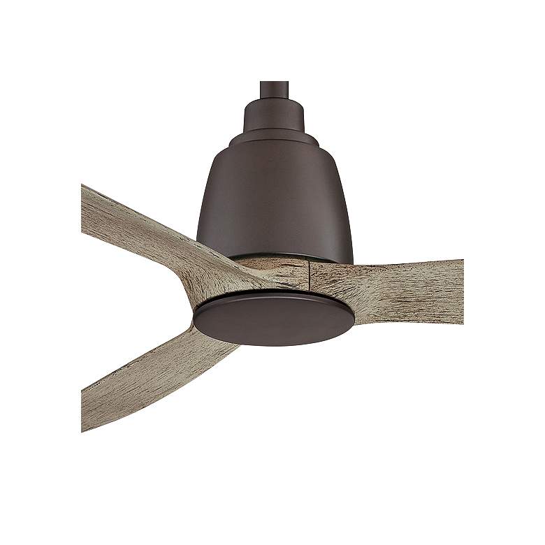 Image 3 52 inch Fanimation Kute Matte Greige Damp Rated Smart Ceiling Fan more views