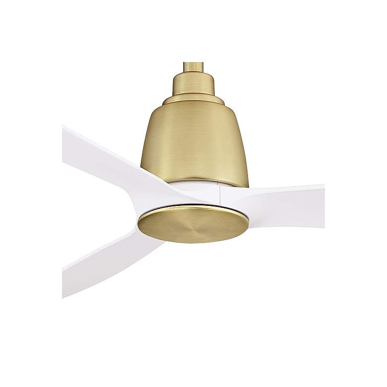 Image 3 52" Fanimation Kute Satin Brass Damp Rated Smart Ceiling Fan more views