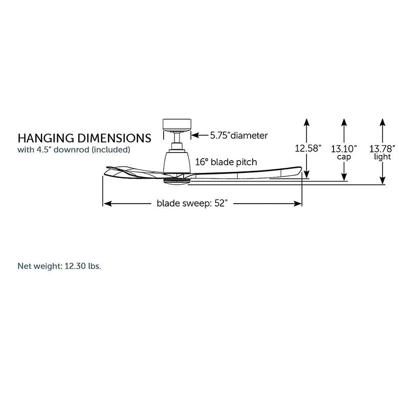 Image 7 52" Fanimation Kute Satin Brass Damp Rated Smart Ceiling Fan more views