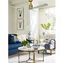 52" Fanimation Kute Satin Brass Damp Rated Smart Ceiling Fan