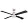 52" Fanimation Kwad Brushed Nickel LED Ceiling Fan with Remote