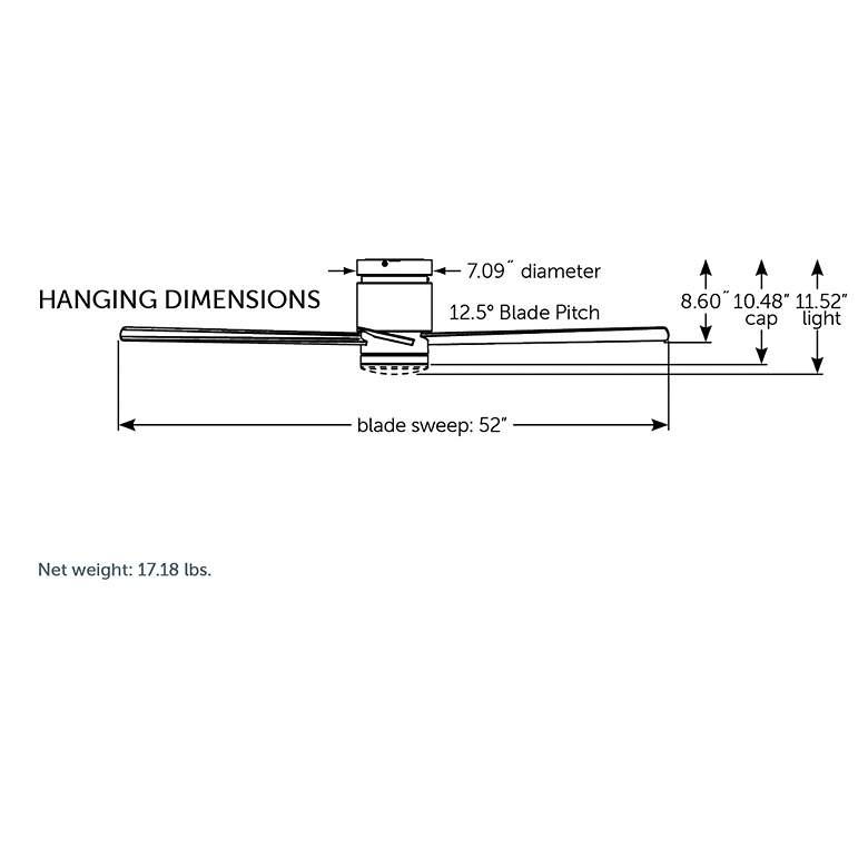 Image 5 52" Fanimation Kwartet Satin Brass CCT LED Hugger Ceiling Fan more views
