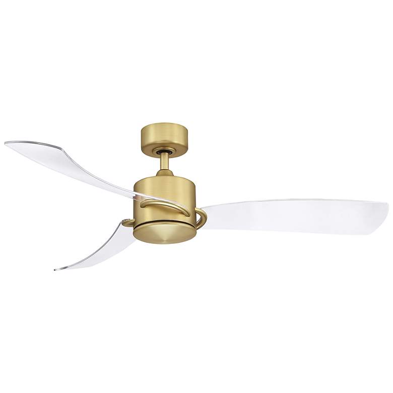 Image 3 52" Fanimation Sculptaire Satin Brass LED Ceiling Fan with Remote more views