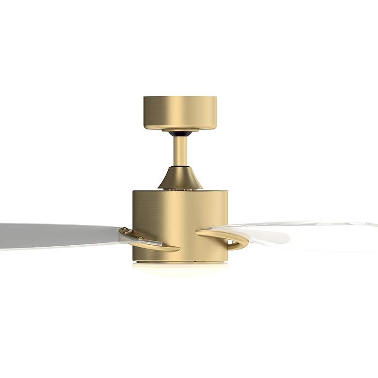 Image 6 52" Fanimation Sculptaire Satin Brass LED Ceiling Fan with Remote more views