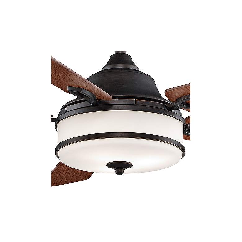 Image 3 52 inch Fanimation Stafford Dark Bronze LED Ceiling Fan with Remote more views