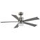52" Fanimation Torch Brushed Nickel Up/Down LED Light Fan with Remote