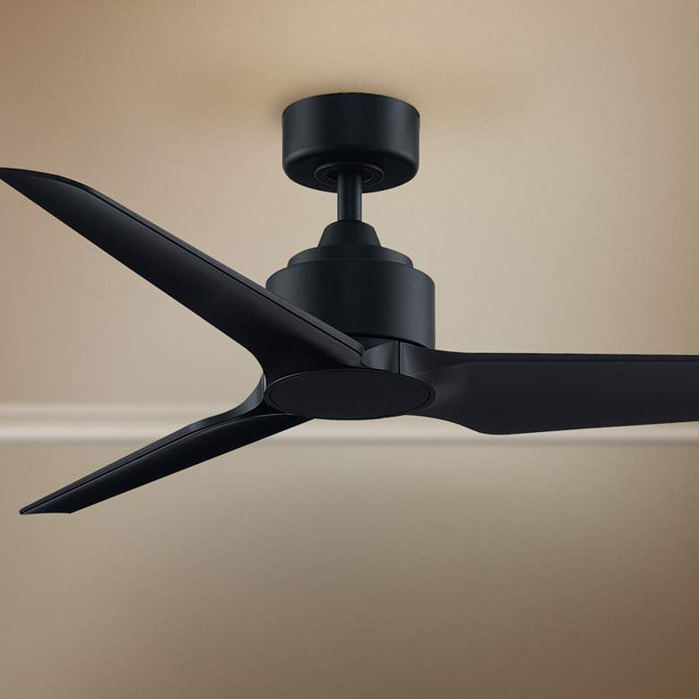 Image 1 52" Fanimation TriAire Custom Black Outdoor Smart Ceiling Fan