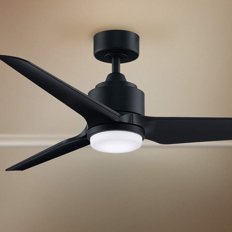 Image 1 52 inch Fanimation TriAire Custom Black Wet LED Fan Smart Ceiling Fan
