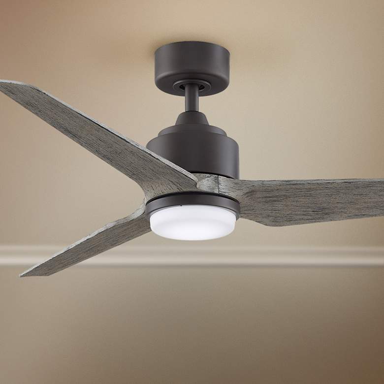 Image 1 52 inch Fanimation TriAire Custom Matte Greige LED Ceiling Fan