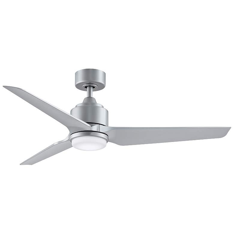 Image 2 52 inch Fanimation TriAire Custom Silver Outdoor LED Smart Ceiling Fan