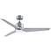 52" Fanimation TriAire Custom Silver Outdoor LED Smart Ceiling Fan