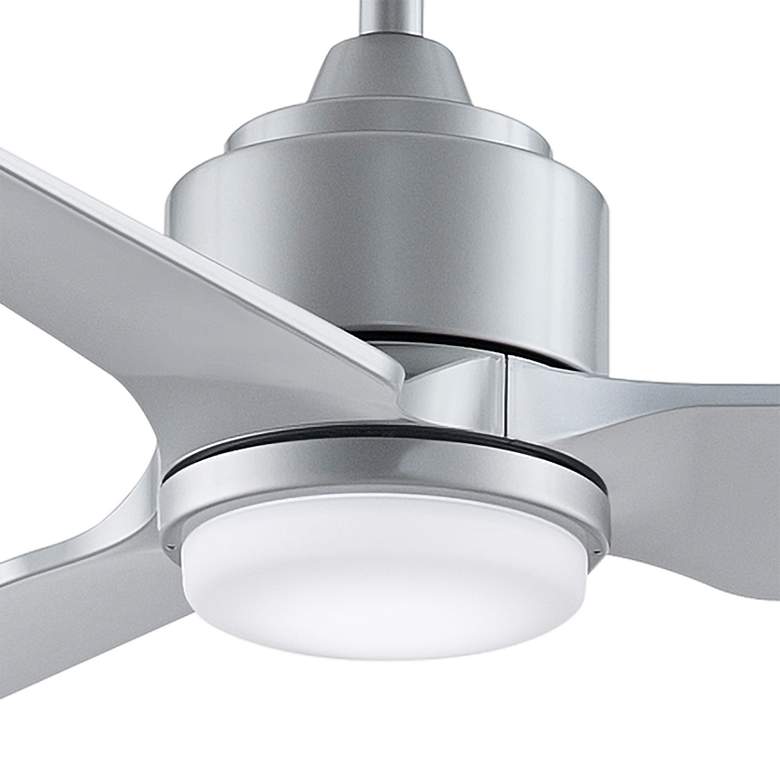 Image 4 52" Fanimation TriAire Custom Silver Outdoor LED Smart Ceiling Fan more views
