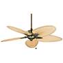 52" Fanimation Windpointe Brass 5-Blade Ceiling Fan with Pull Chain