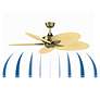4_52" Fanimation Windpointe Brass 5-Blade Ceiling Fan with Pull Chain more views
