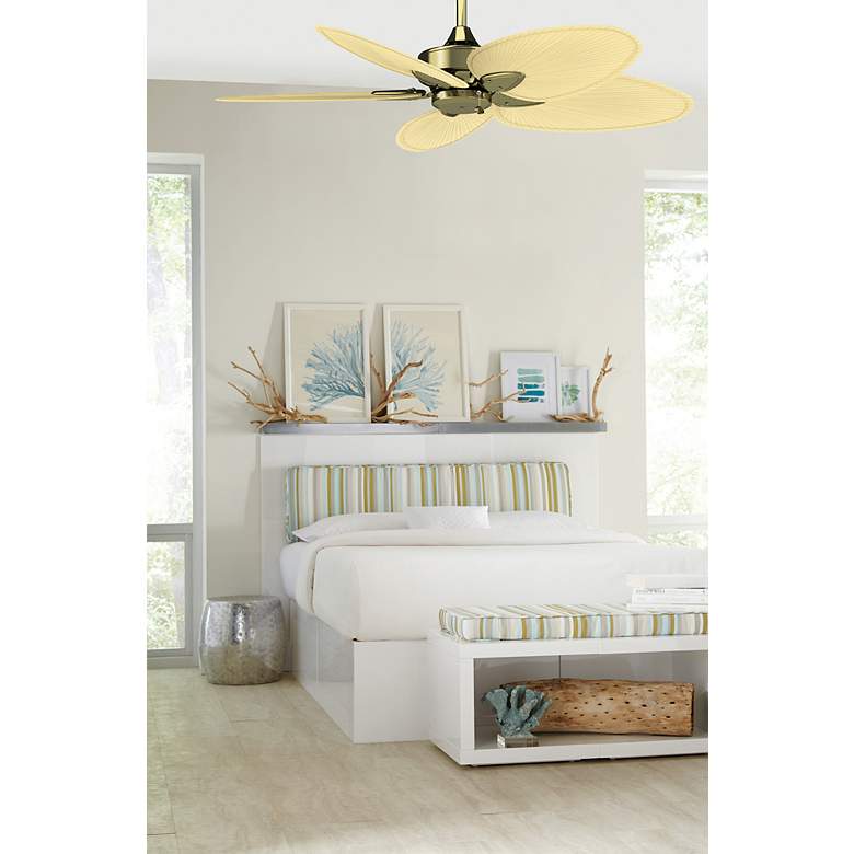 Image 5 52" Fanimation Windpointe Brass 5-Blade Ceiling Fan with Pull Chain more views