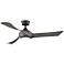 52" Fanimation Wrap Matte Greige LED Damp Smart Ceiling Fan