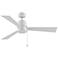 52" Fanimation Zonix Wet Matte White Outdoor Ceiling Fan