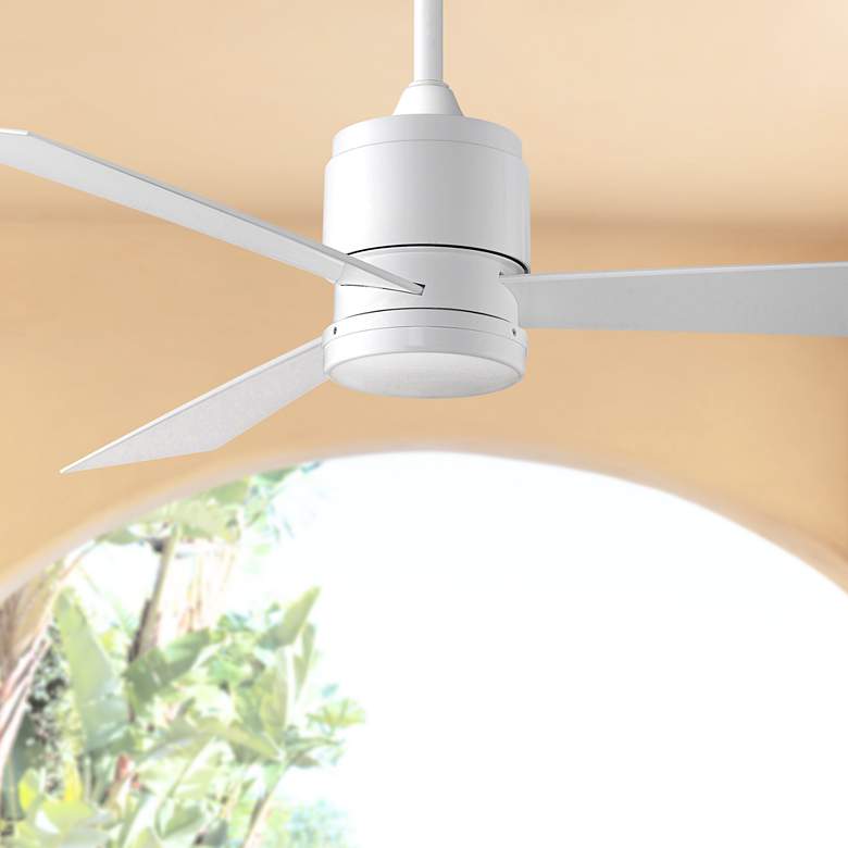 Image 1 52 inch Fanimation Zonix White Wet Locations Ceiling Fan