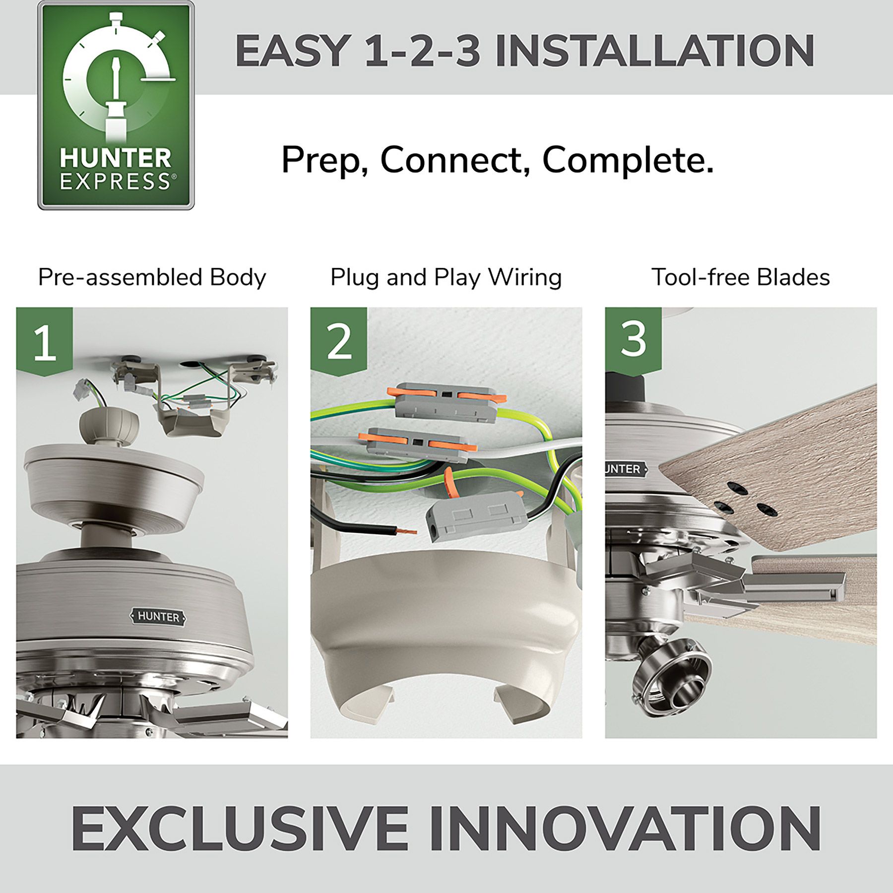52" Fonthill Indoor Hunter Fan