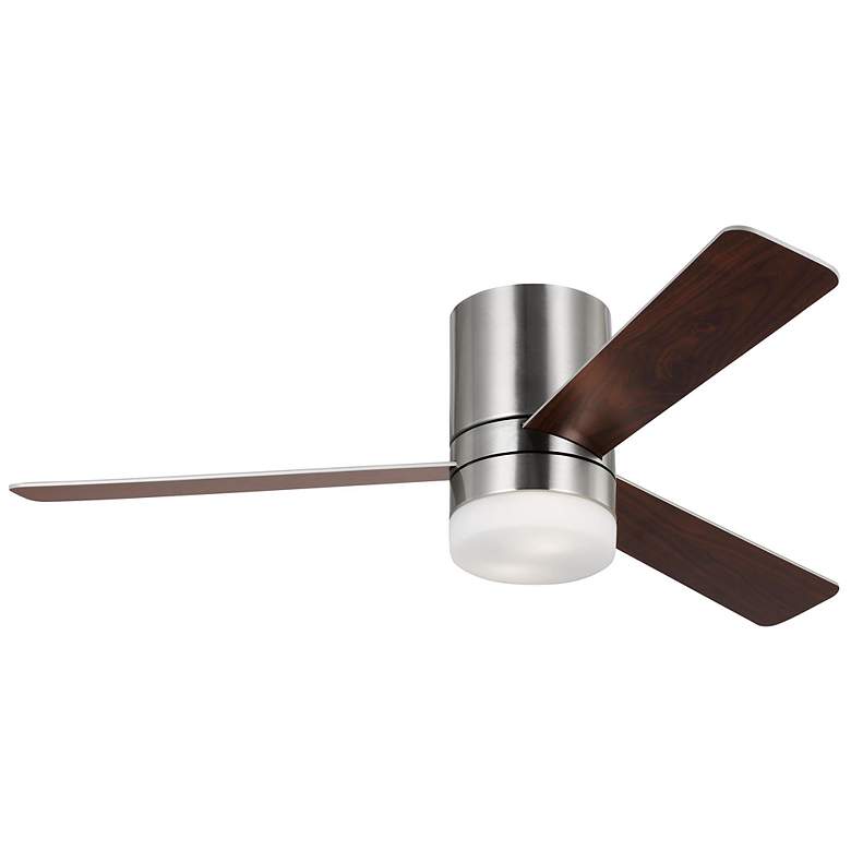 Image 1 52" Generation Lighting Era Brushed Steel LED Ceiling Fan