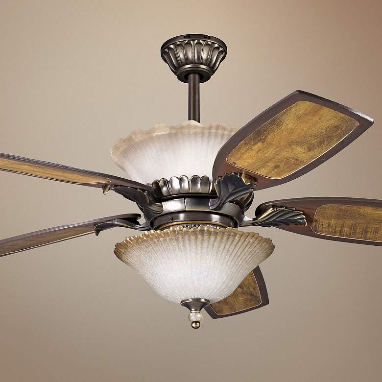 Image 1 52 inch Golden Iridescence Bronze with Light Kit Ceiling Fan