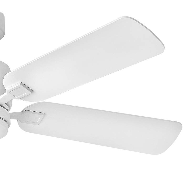 Image 3 52" Hinkley Afton Chalk White Indoor LED Ceiling Fan with Wall Control more views