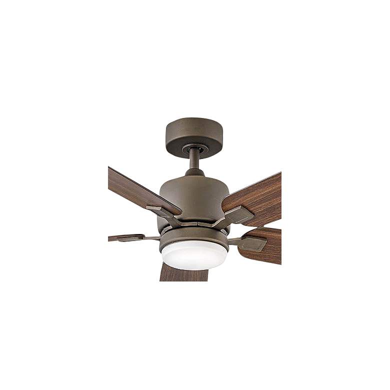 Image 2 52" Hinkley Afton Matte Bronze Indoor LED Wall Control Ceiling Fan more views