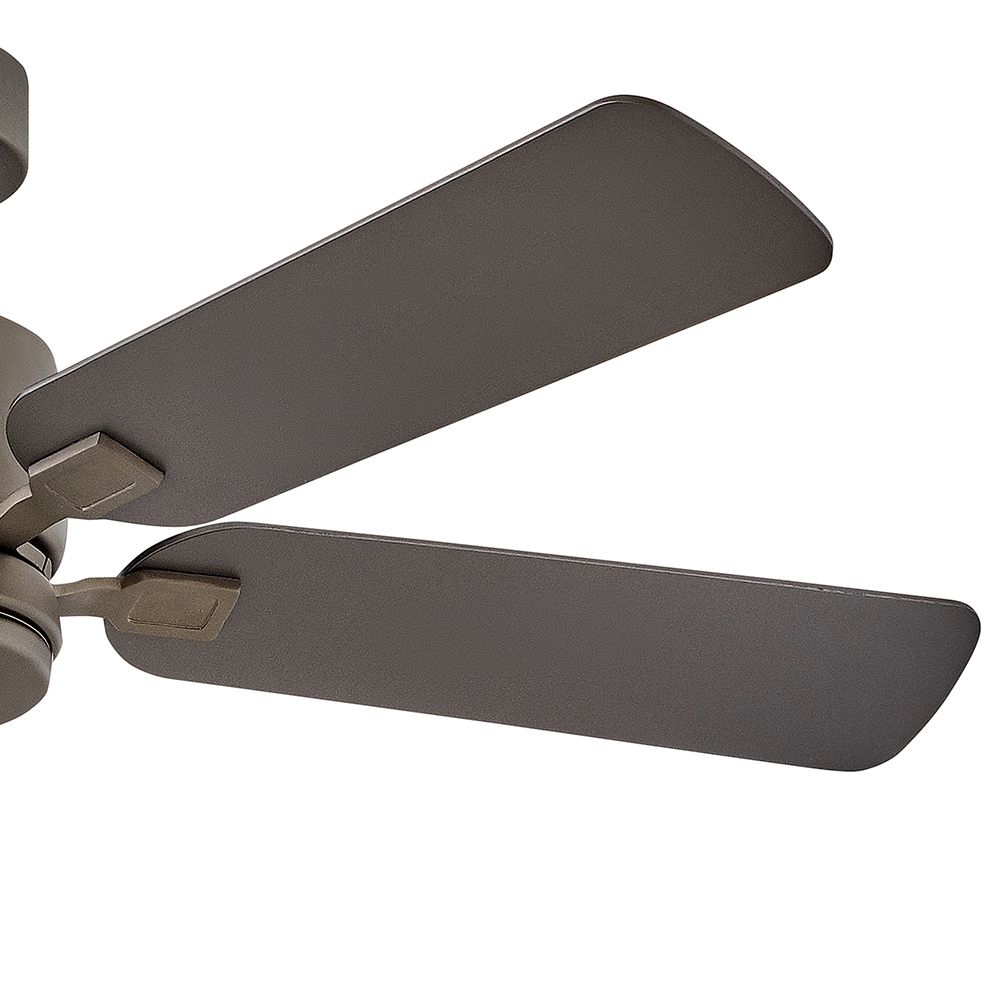 52" Hinkley Afton Matte Bronze Indoor LED Wall Control Ceiling Fan