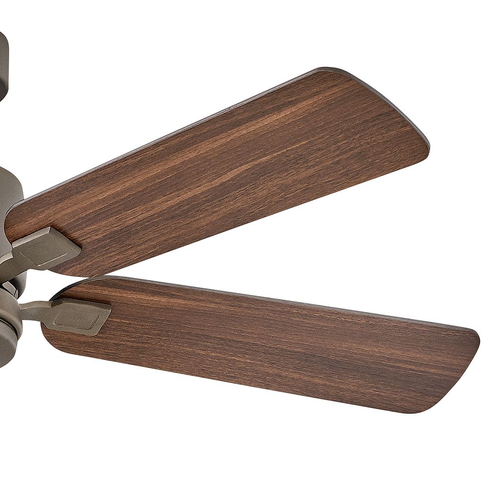 52" Hinkley Afton Matte Bronze Indoor LED Wall Control Ceiling Fan