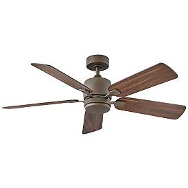 Image3 of 52" Hinkley Afton Matte Bronze Indoor LED Wall Control Ceiling Fan more views