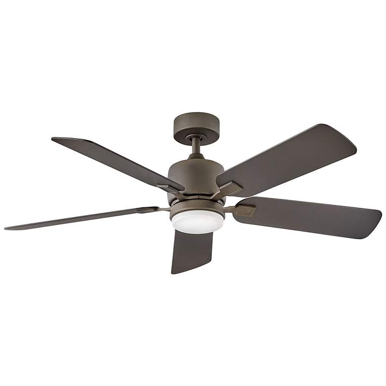 Image 4 52" Hinkley Afton Matte Bronze Indoor LED Wall Control Ceiling Fan more views