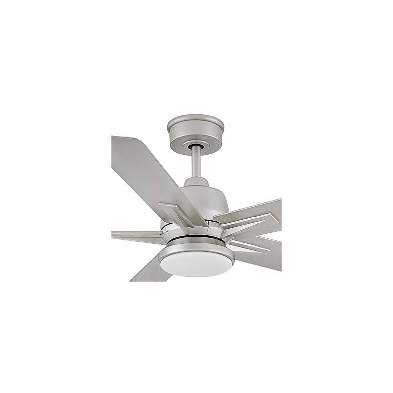 Image 2 52 inch Hinkley Alta LED Wet Rated 5-Blade Brushed Nickel Smart Fan more views