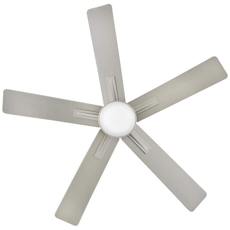Image 3 52" Hinkley Alta LED Wet Rated 5-Blade Brushed Nickel Smart Fan more views