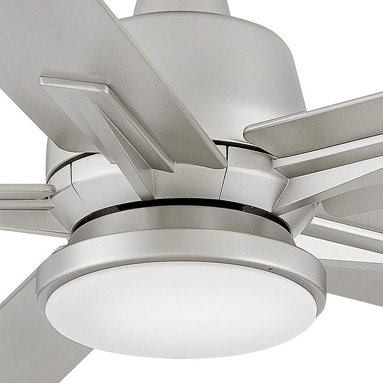 Image 4 52 inch Hinkley Alta LED Wet Rated 5-Blade Brushed Nickel Smart Fan more views