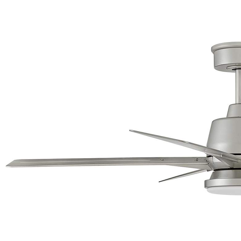 Image 6 52" Hinkley Alta LED Wet Rated 5-Blade Brushed Nickel Smart Fan more views