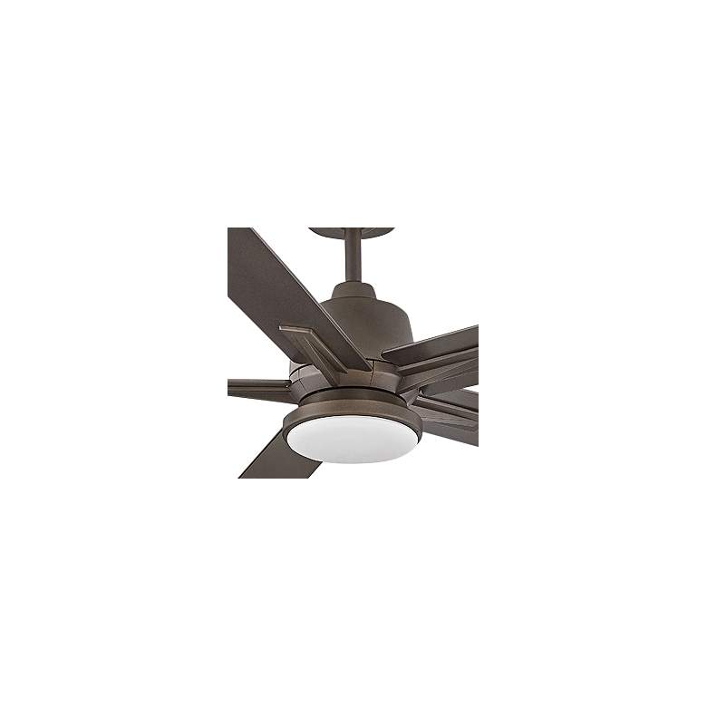 Image 2 52" Hinkley Alta LED Wet Rated 5-Blade Metallic Bronze Smart Fan more views