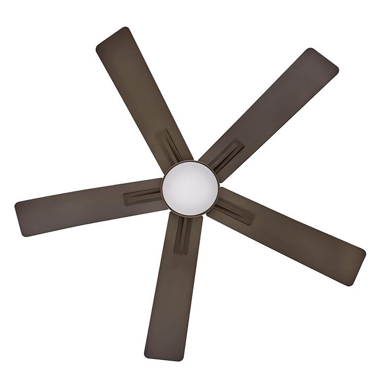 Image 3 52" Hinkley Alta LED Wet Rated 5-Blade Metallic Bronze Smart Fan more views