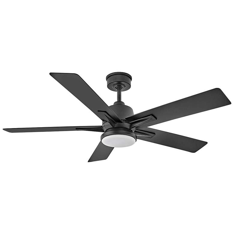 Image 1 52" Hinkley Alta Matte Black LED Smart Ceiling Fan