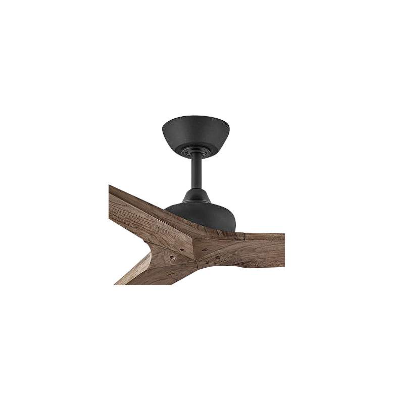 Image 4 52" Hinkley Chisel Matte Black Damp Rated Smart Ceiling Fan more views