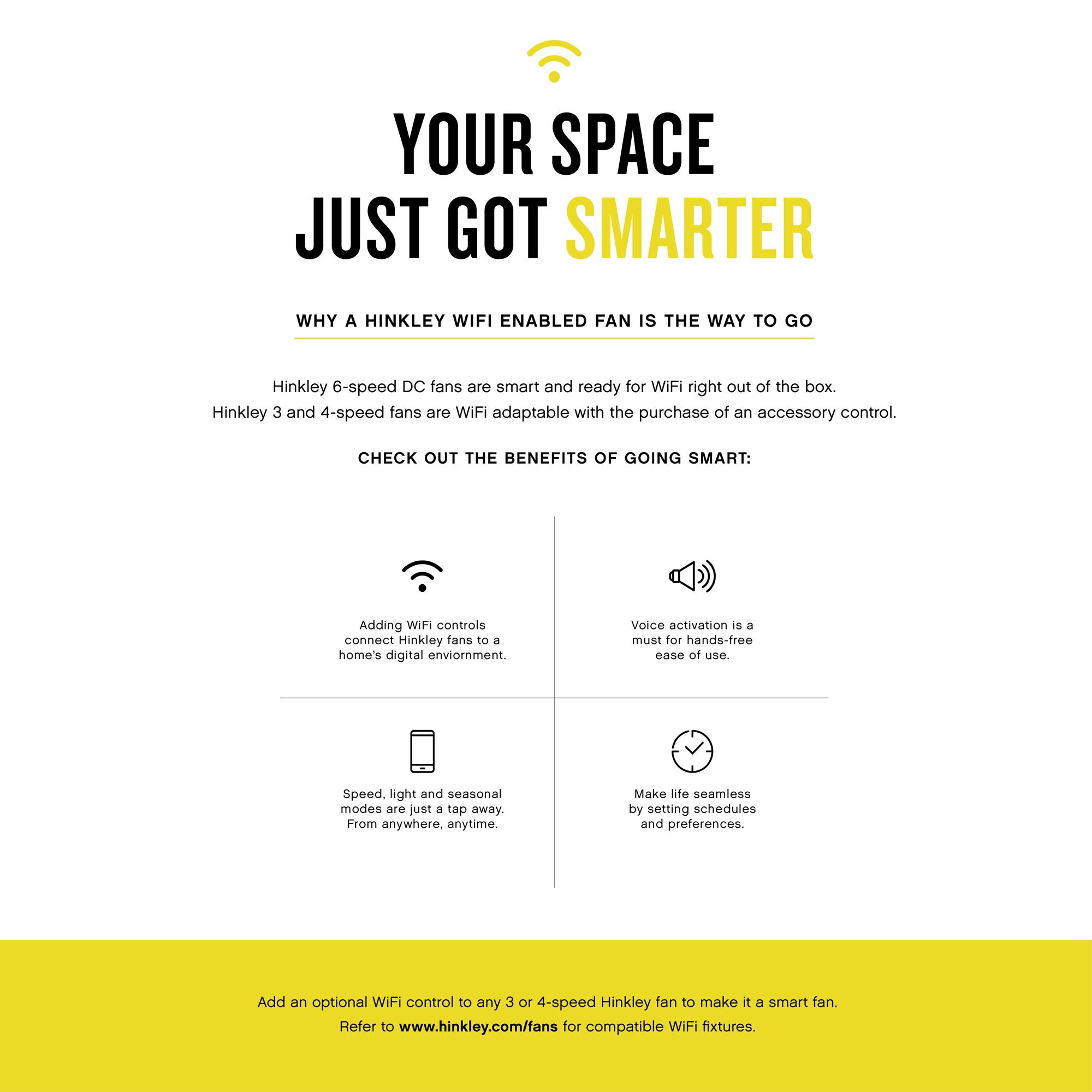 52" Hinkley Chisel Matte Black Damp Rated Smart Ceiling Fan in scene