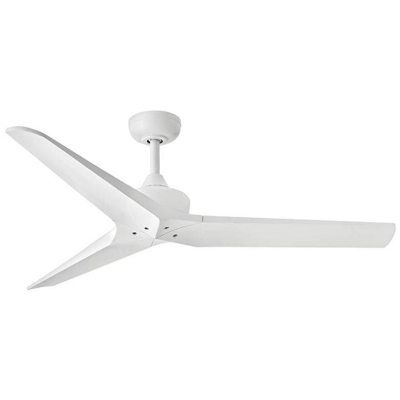 Image 1 52" Hinkley Chisel Matte White Smart Ceiling Fan