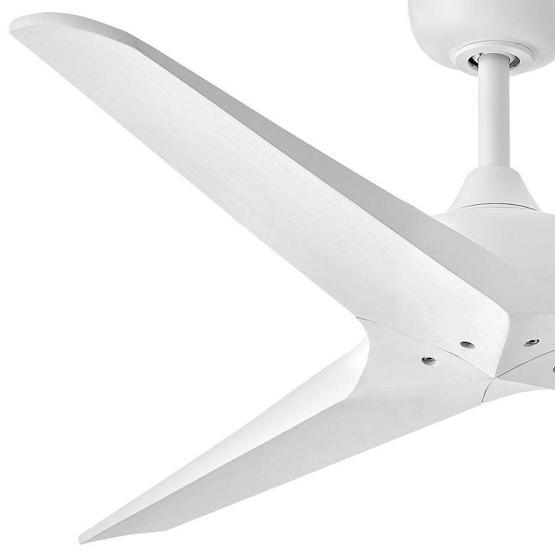 Image 6 52" Hinkley Chisel Matte White Smart Ceiling Fan more views