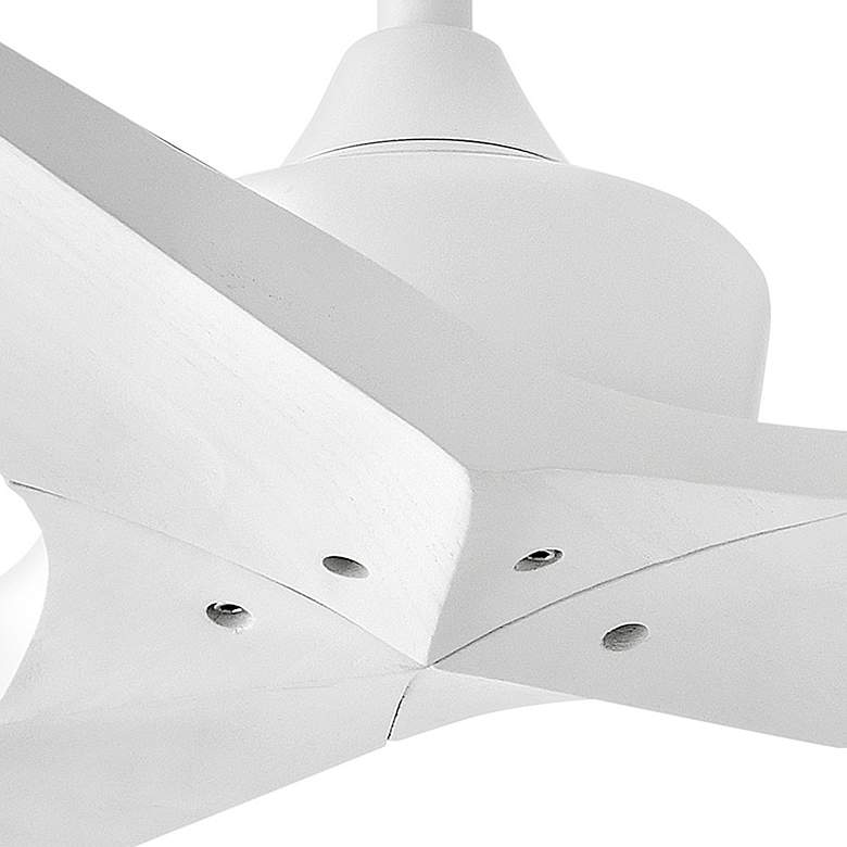 Image 7 52" Hinkley Chisel Matte White Smart Ceiling Fan more views