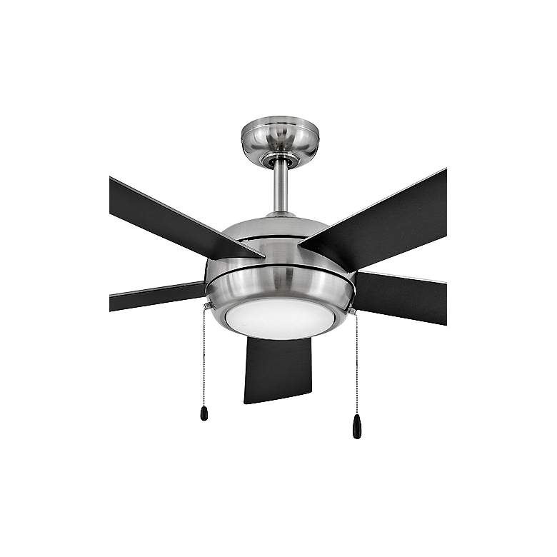 Image 2 52" Hinkley Croft Brushed Nickel Indoor Pull-Chain LED Ceiling Fan more views