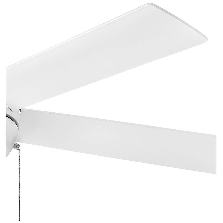 Image 3 52" Hinkley Croft Chalk White Indoor Pull-Chain LED Ceiling Fan more views