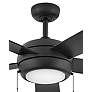 4_52" Hinkley Croft Matte Black Indoor Pull-Chain LED Ceiling Fan more views