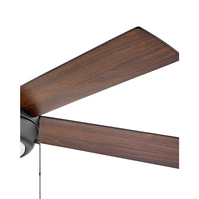 Image 6 52" Hinkley Croft Matte Black Indoor Pull-Chain LED Ceiling Fan more views