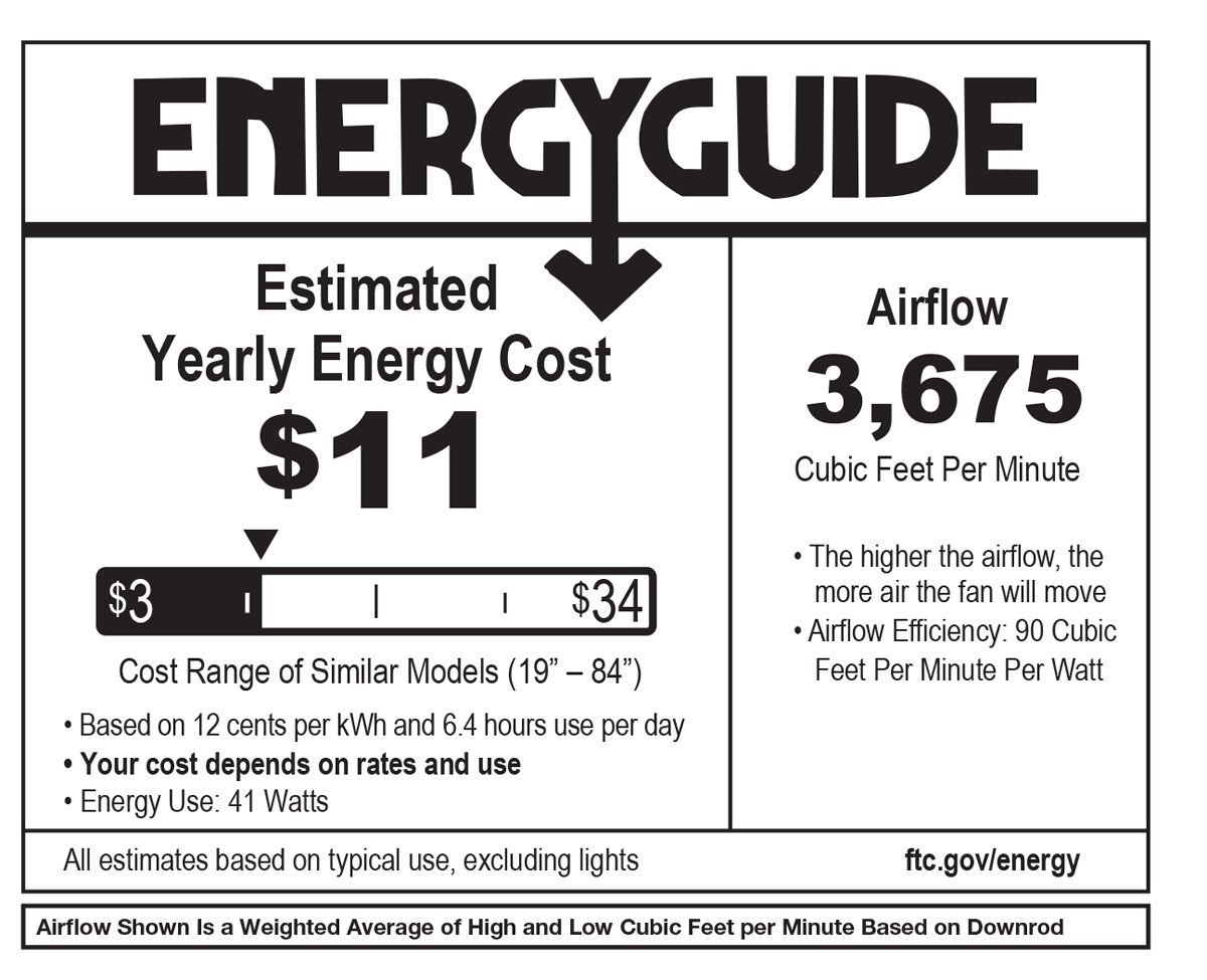 52" Hinkley Croft Matte Black Indoor Pull-Chain LED Ceiling Fan