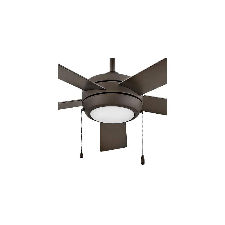Image 2 52" Hinkley Croft Matte Bronze Indoor Pull-Chain LED Ceiling Fan more views